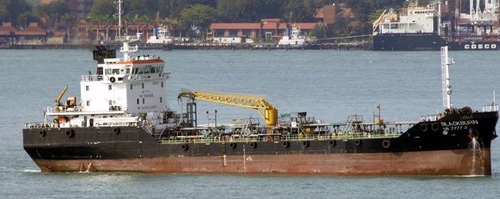Bulk carrier at sea